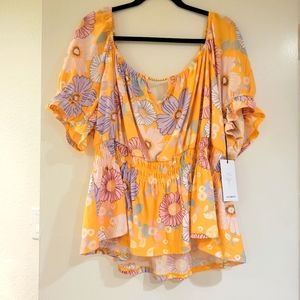 Lily White women's top size 3X floral